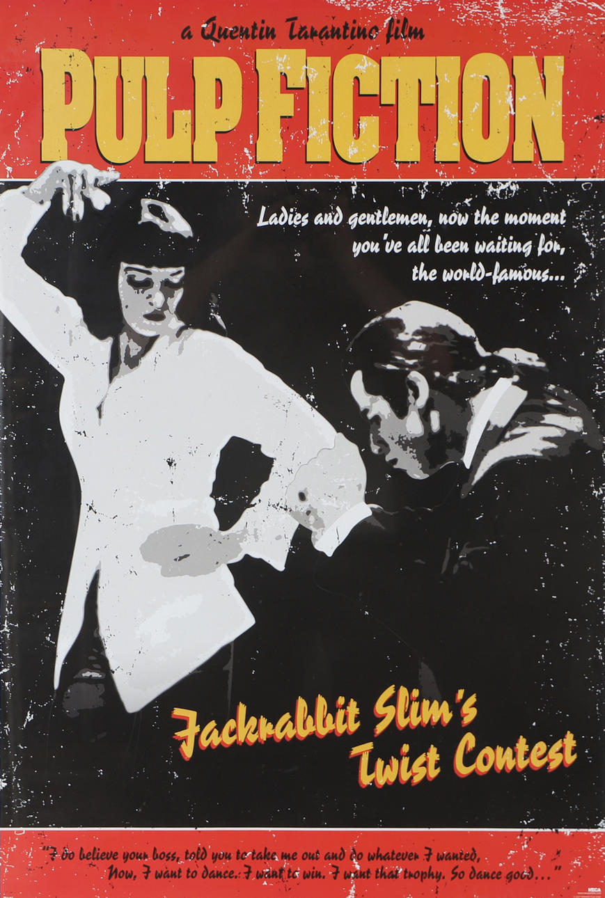 MOVIE POSTER, Pulp Fiction.