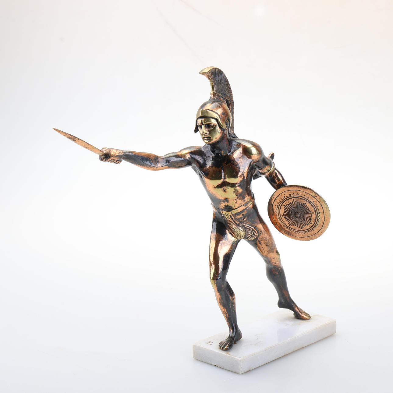 SCULPTURE, stone/metal.