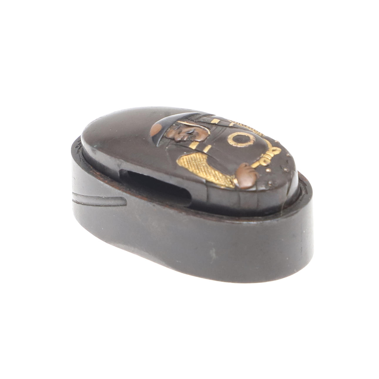 A JAPANESE BRONZE FUCHI WITH MATCHING KASHIRA. Weapons & Militaria ...