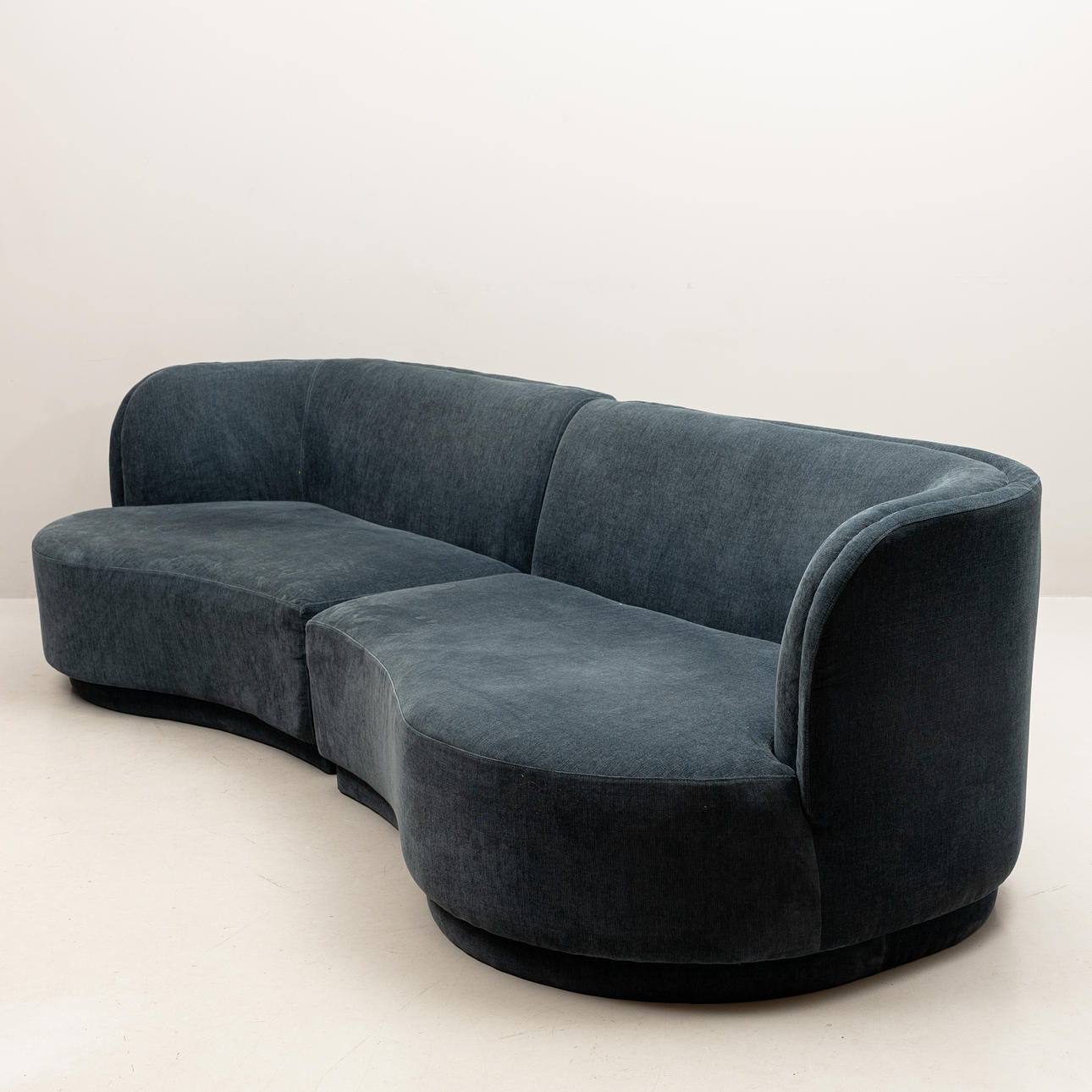 SOFA/MODULAR SOFA, i 2 stykker, Sofacompany, blå polstring, moderne.
