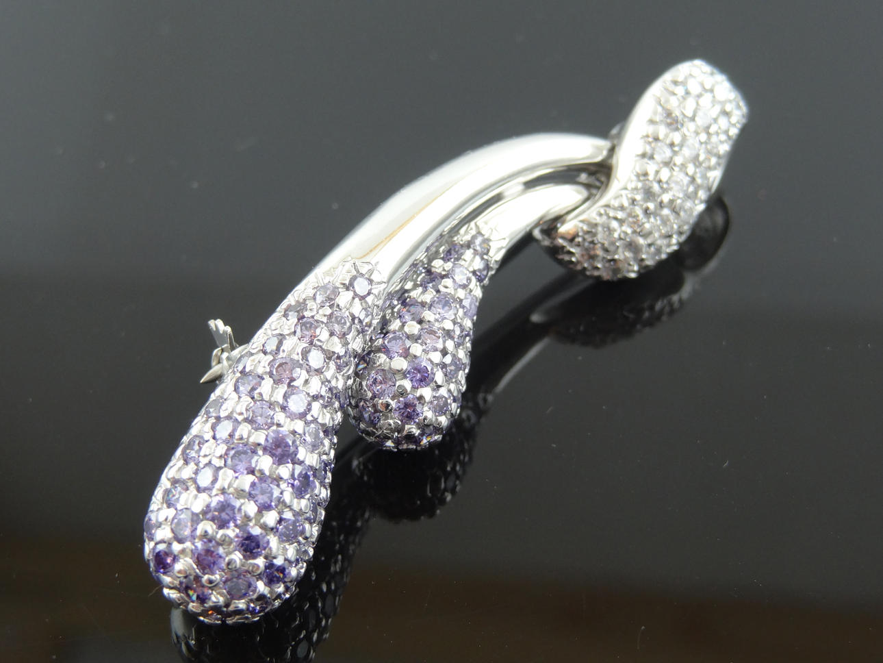 TOPAZ BROSCH /HÄNGE 2,00cts 14k guld.