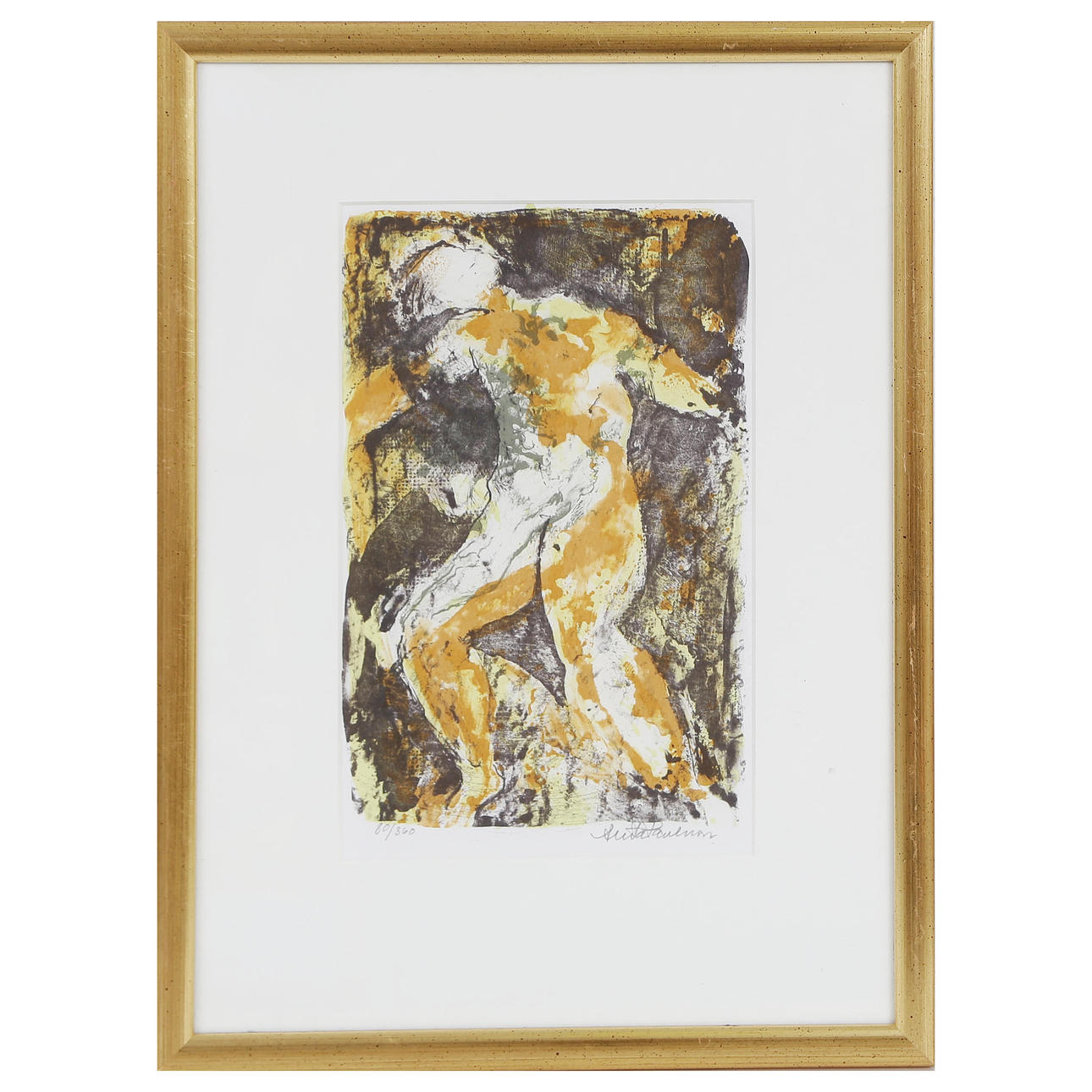 ANITA PAULSSON, LITHOGRAPH 80/360, SIGNED.