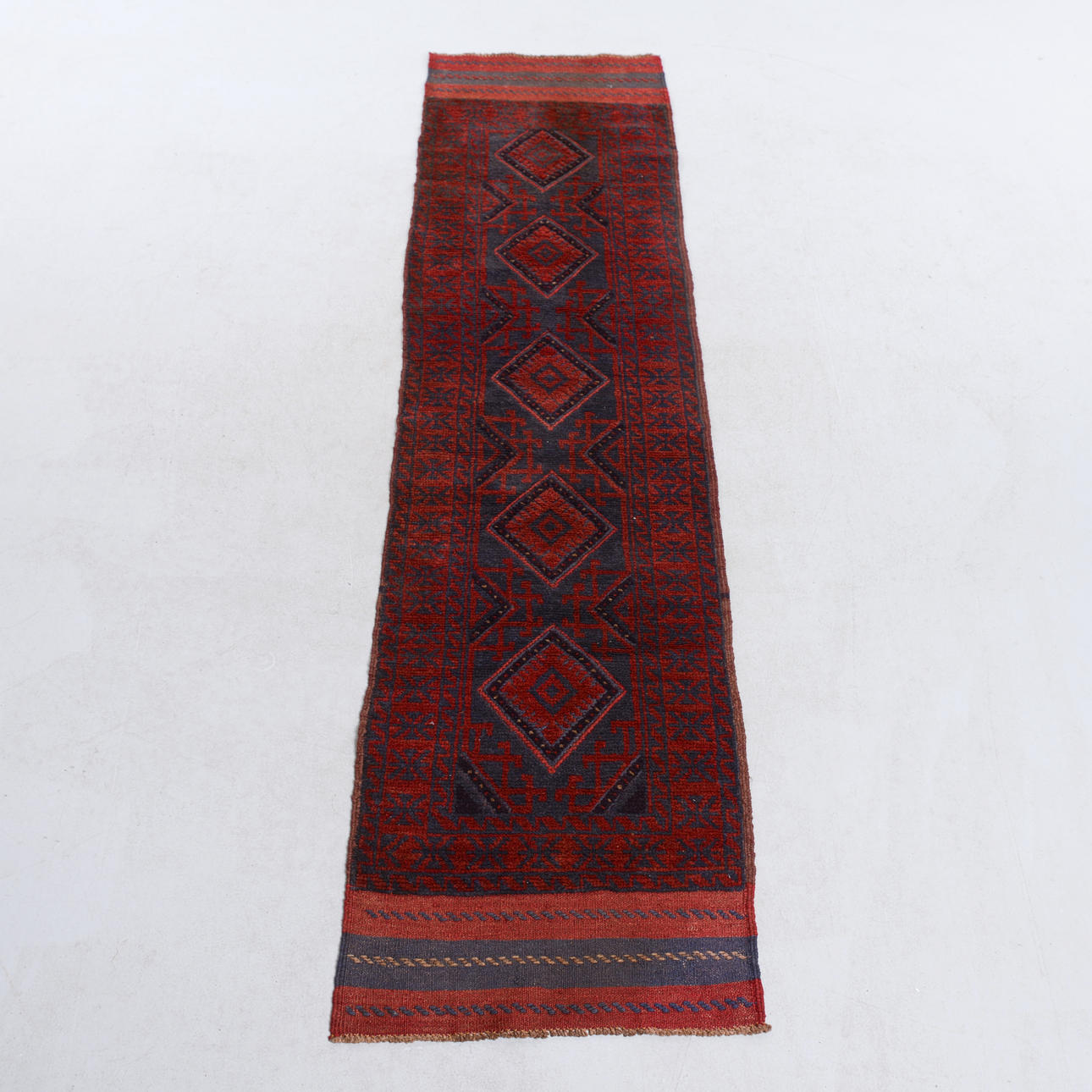 GALLERY CARPET, Afghan, 238 x 60 cm.