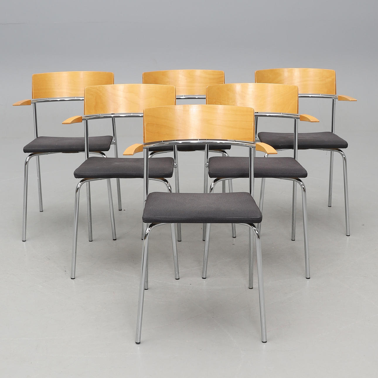 Lænestole, 6 stk., Radius Möbler, 2002.