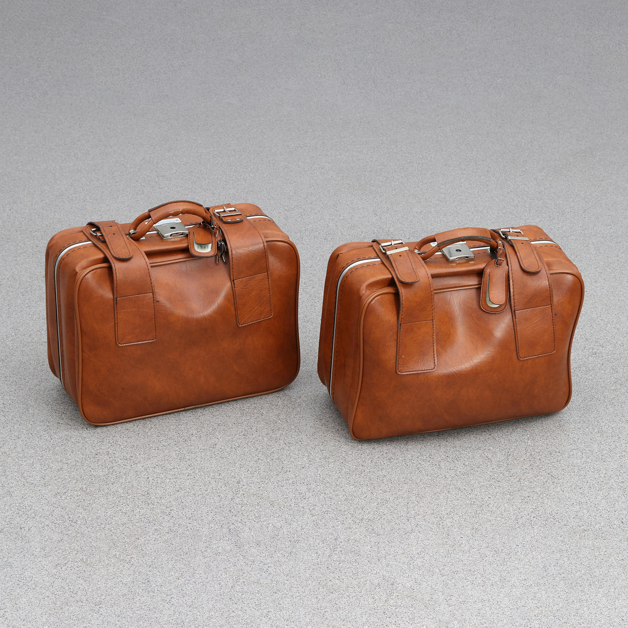 SAS, KABINVÄSKOR, ETT PAR. Galon, 1960/70-tal.