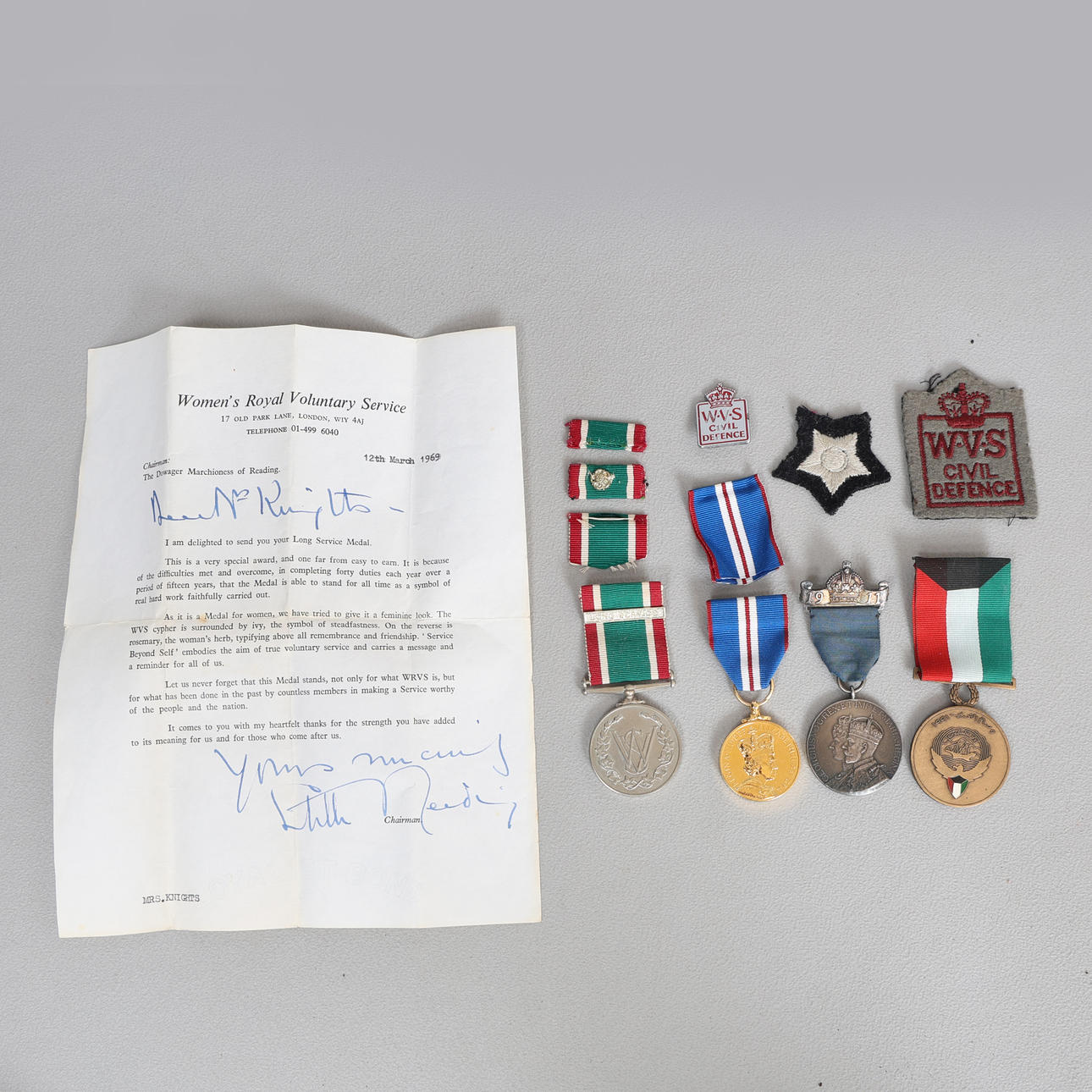 MISC. CASED MEDALS (4).