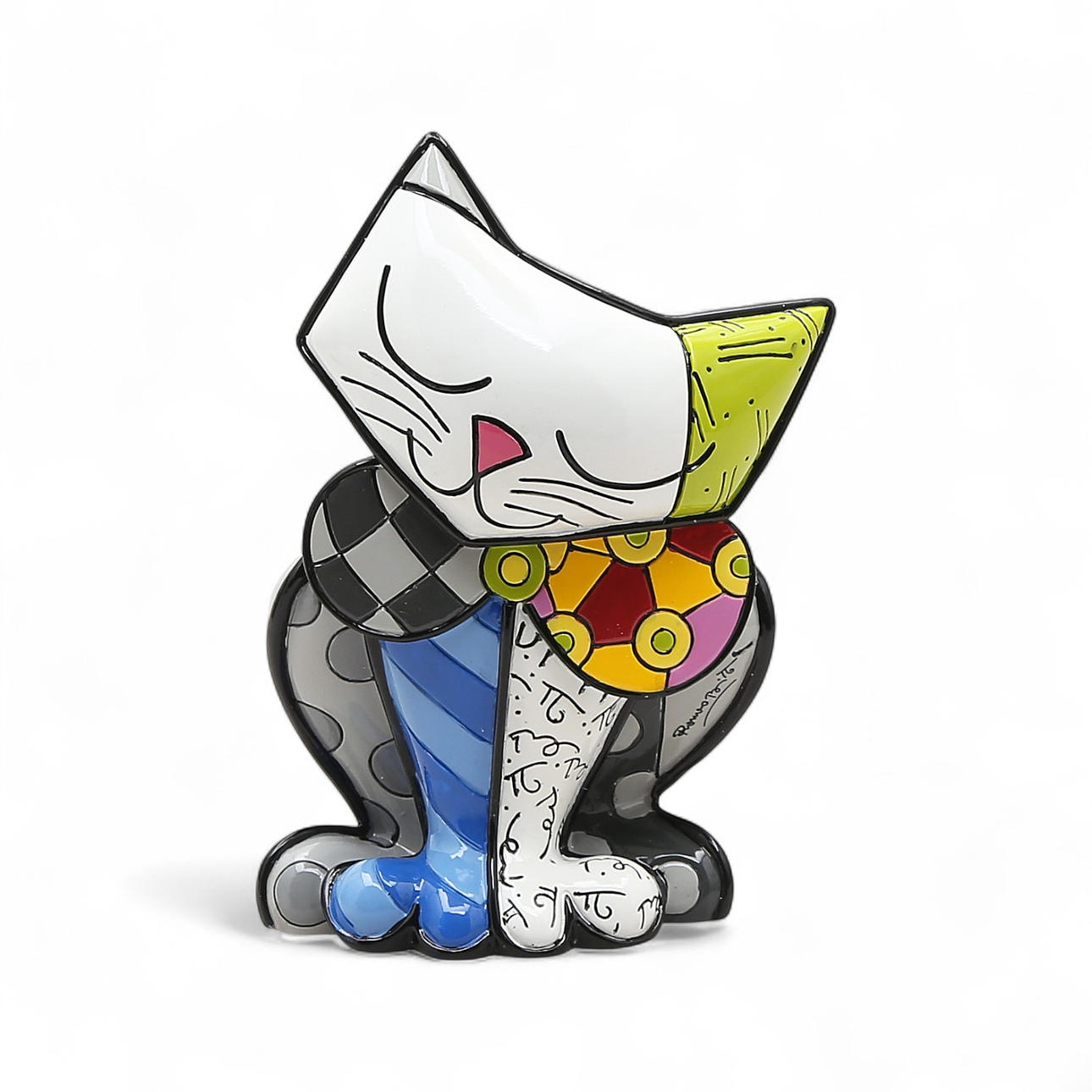 ROMERO BRITTO. "Happy cat".