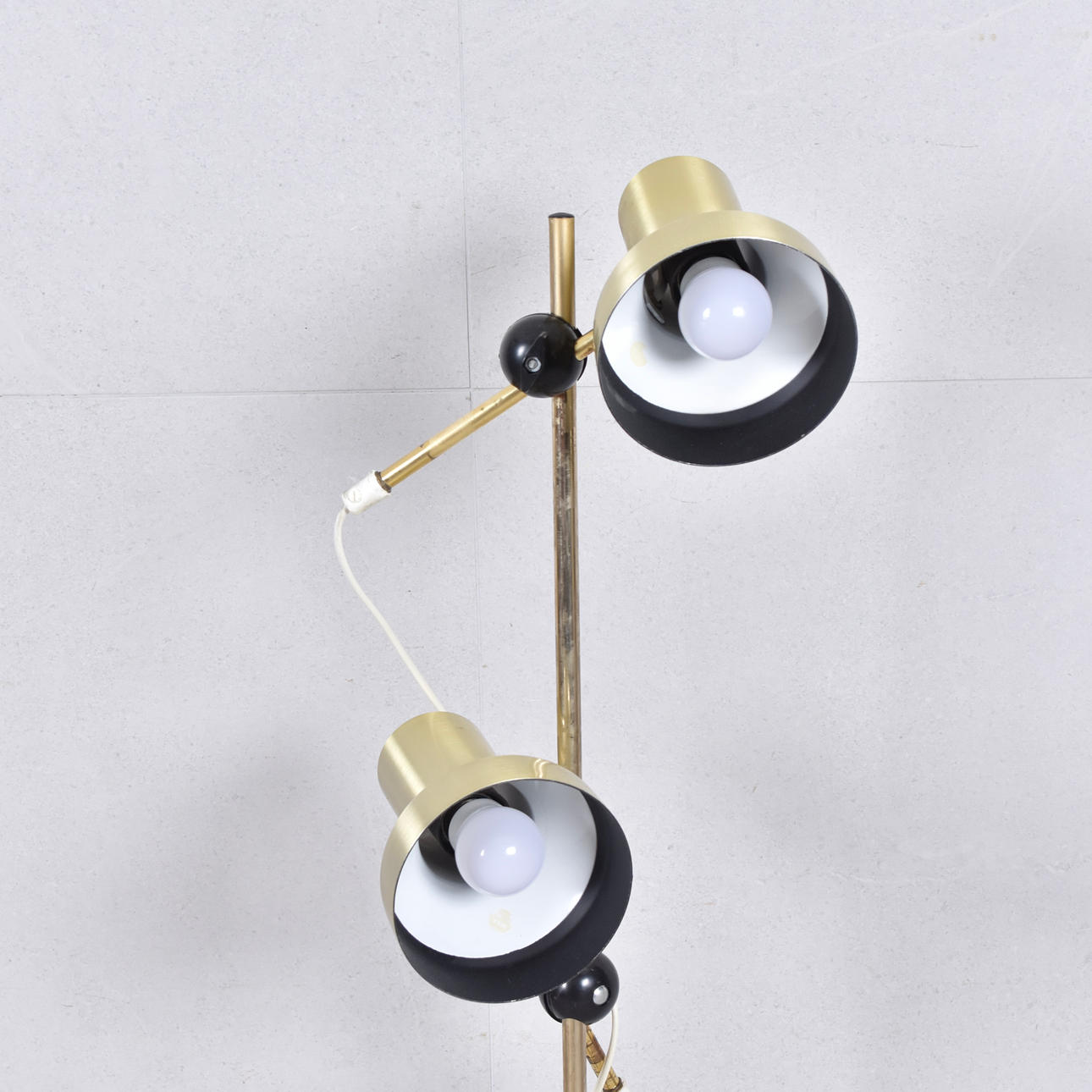 FLOOR LAMP, brass, Belid.