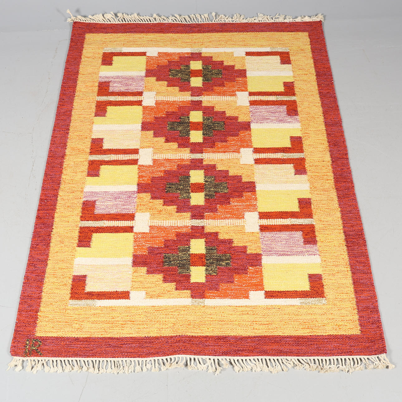 IDA RYDELIUS. ROLLANKAN CARPET, signed IR, 233 x 171 cm.