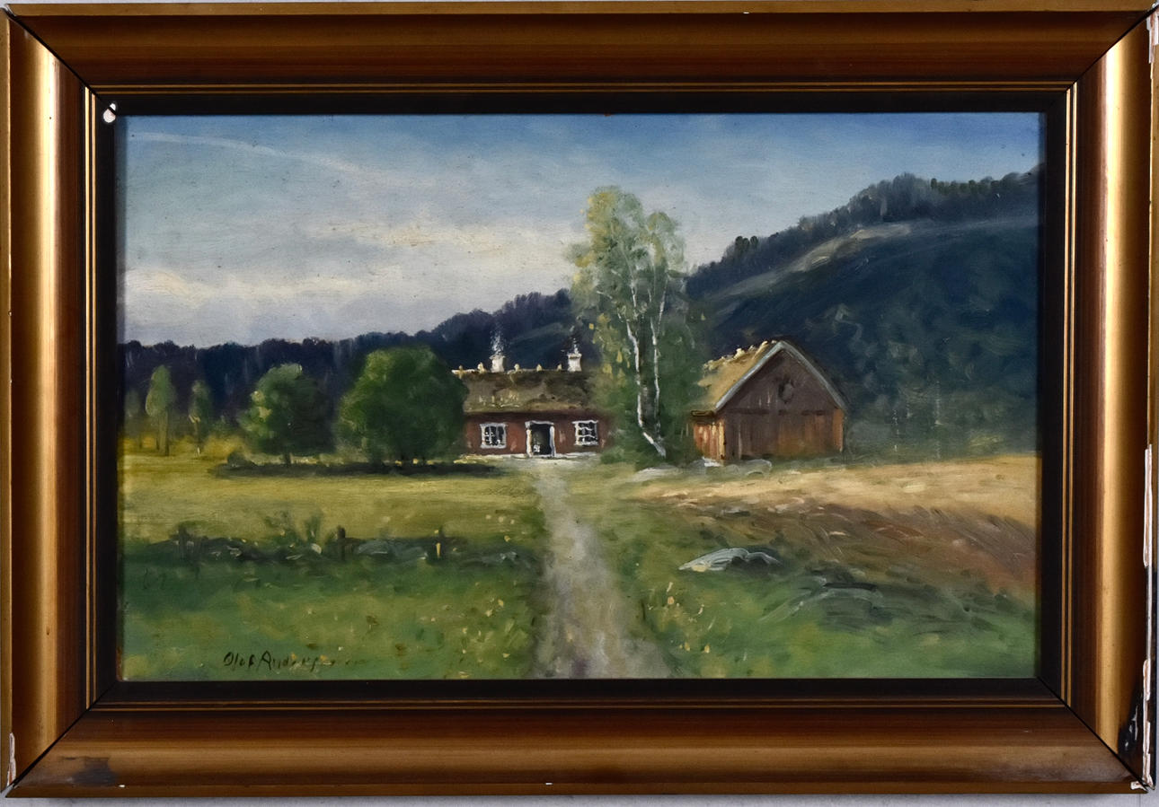 OLOF ANDERSSON. Óleo sobre panel.