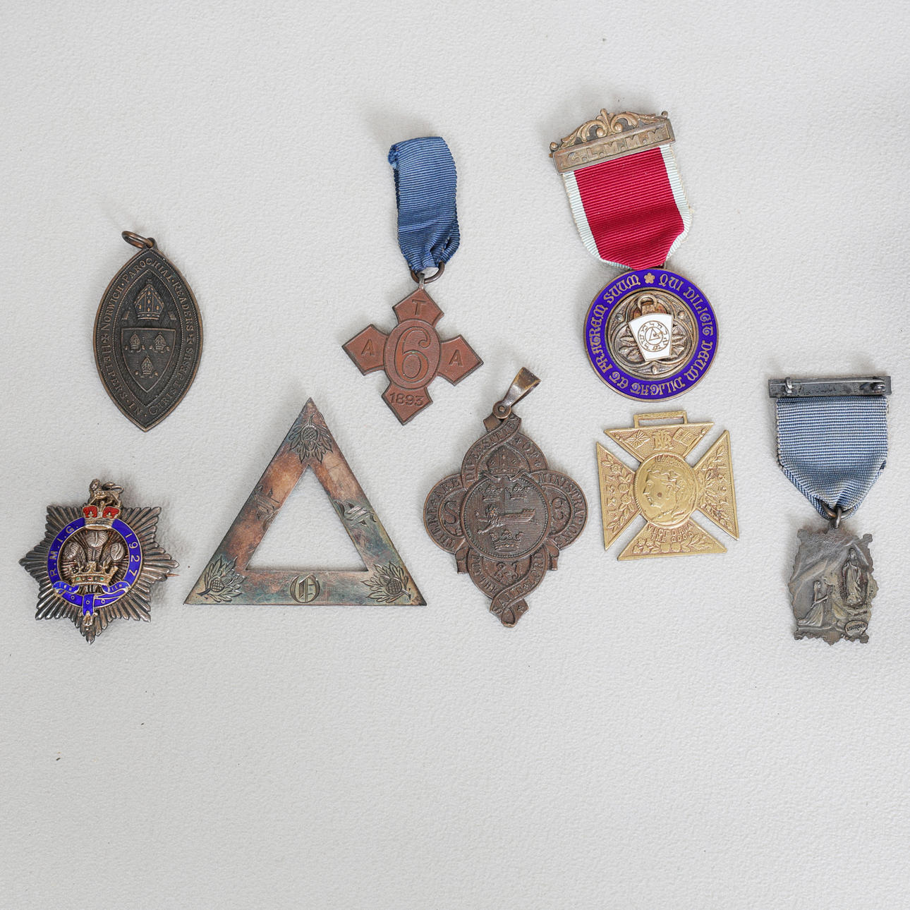 MISC MEDALS INCLUDING MASONIC.