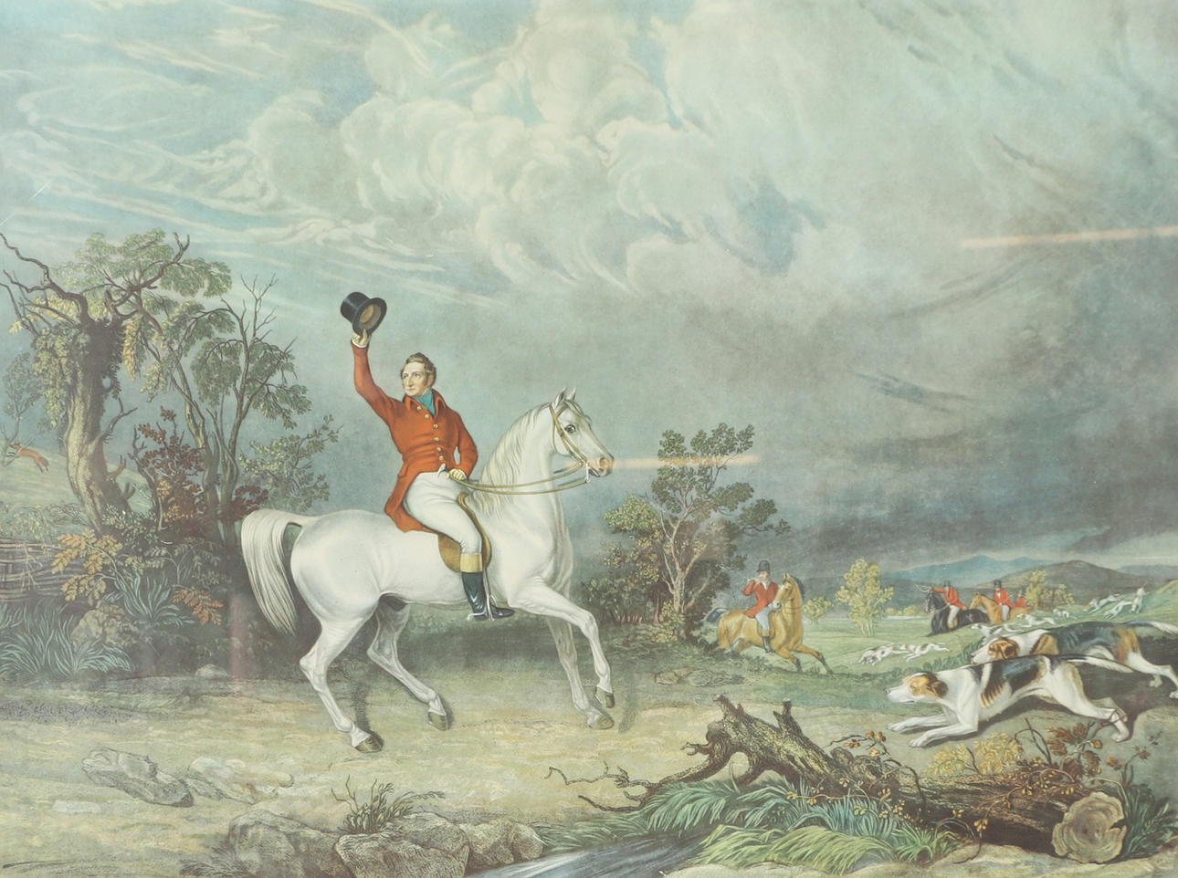 ARTHUR A. KAPLAN. After. “Begin the Hunt”, print for older model.
