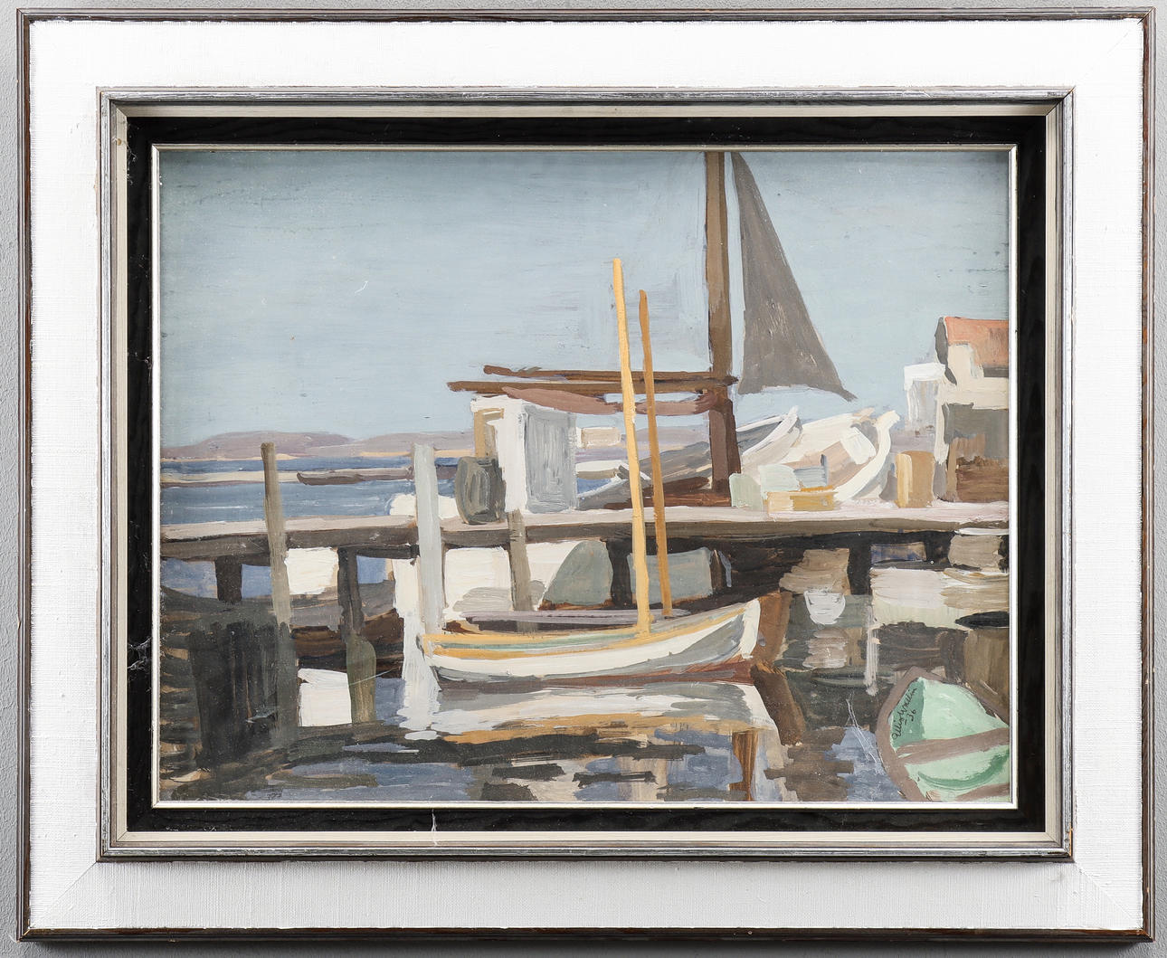 ELLIS WALLIN. Gouache, signed -36.