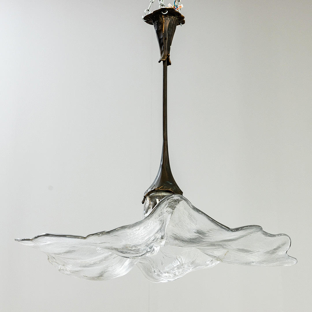 LOTHAR KLUTE. Clever design Ceiling lamp, 2. 2nd half of the 20th Jh.