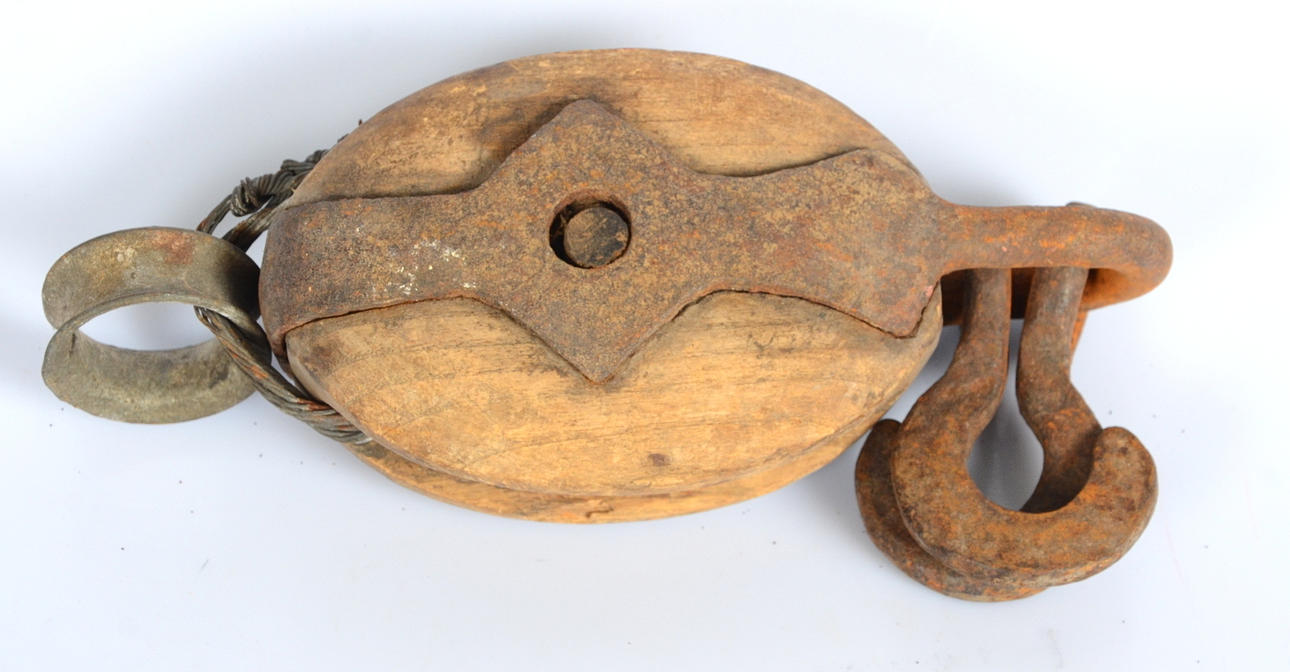 TALJA, med krok, 1800-tal.