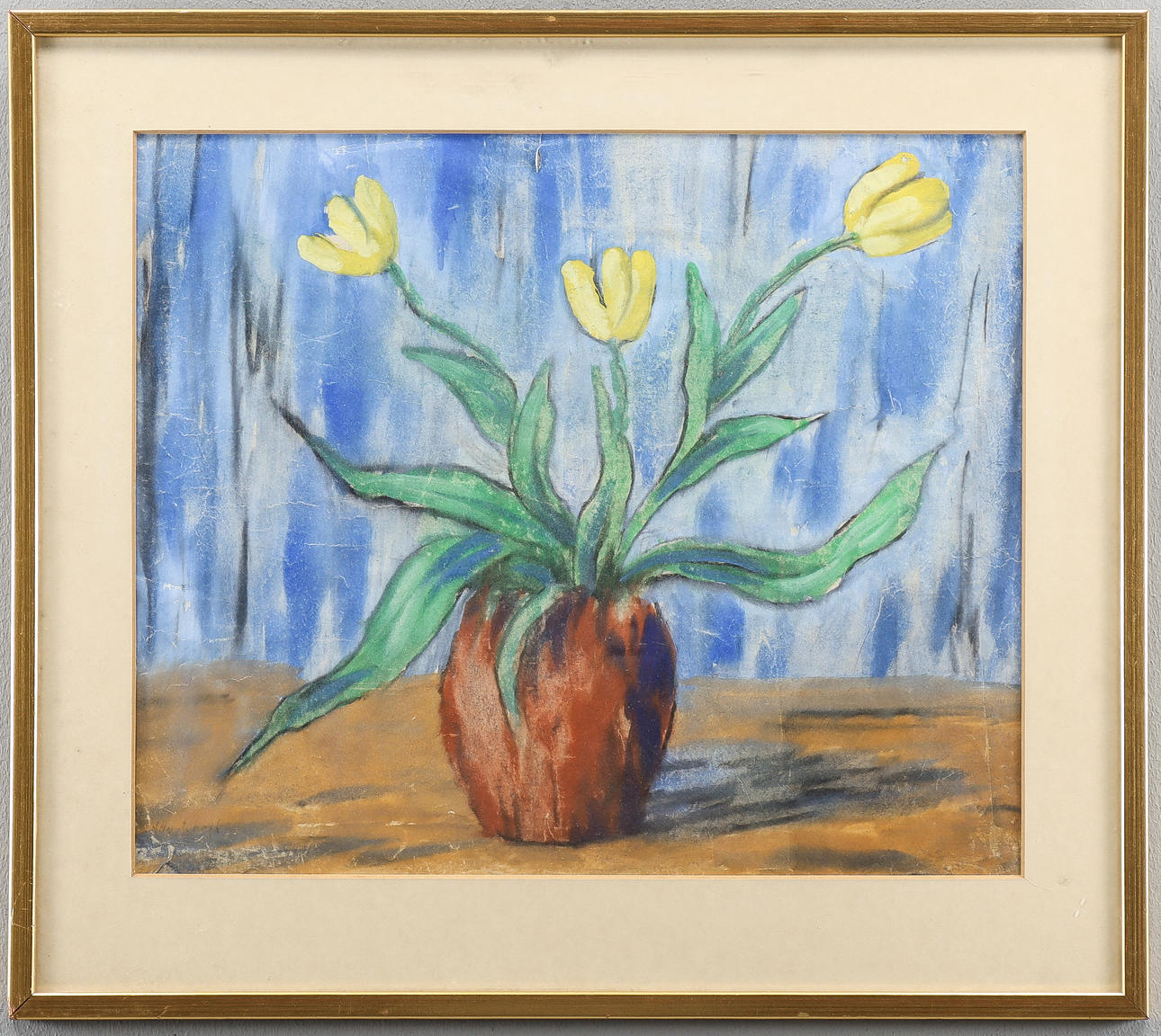 HELMER HERTZHOFF blandteknik, signerad.