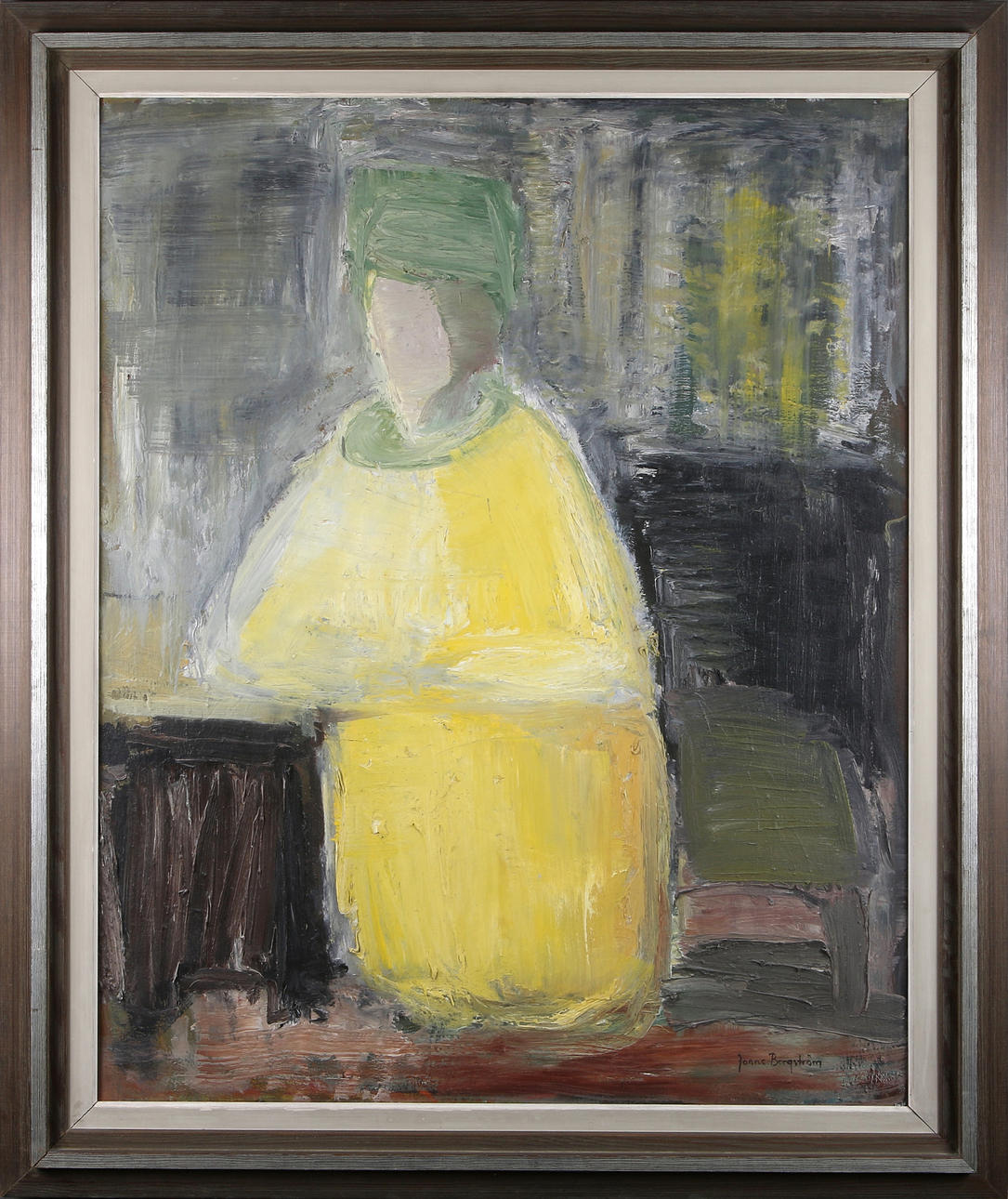 JONNE BERGSTRÖM. Olja på duk, signerad.