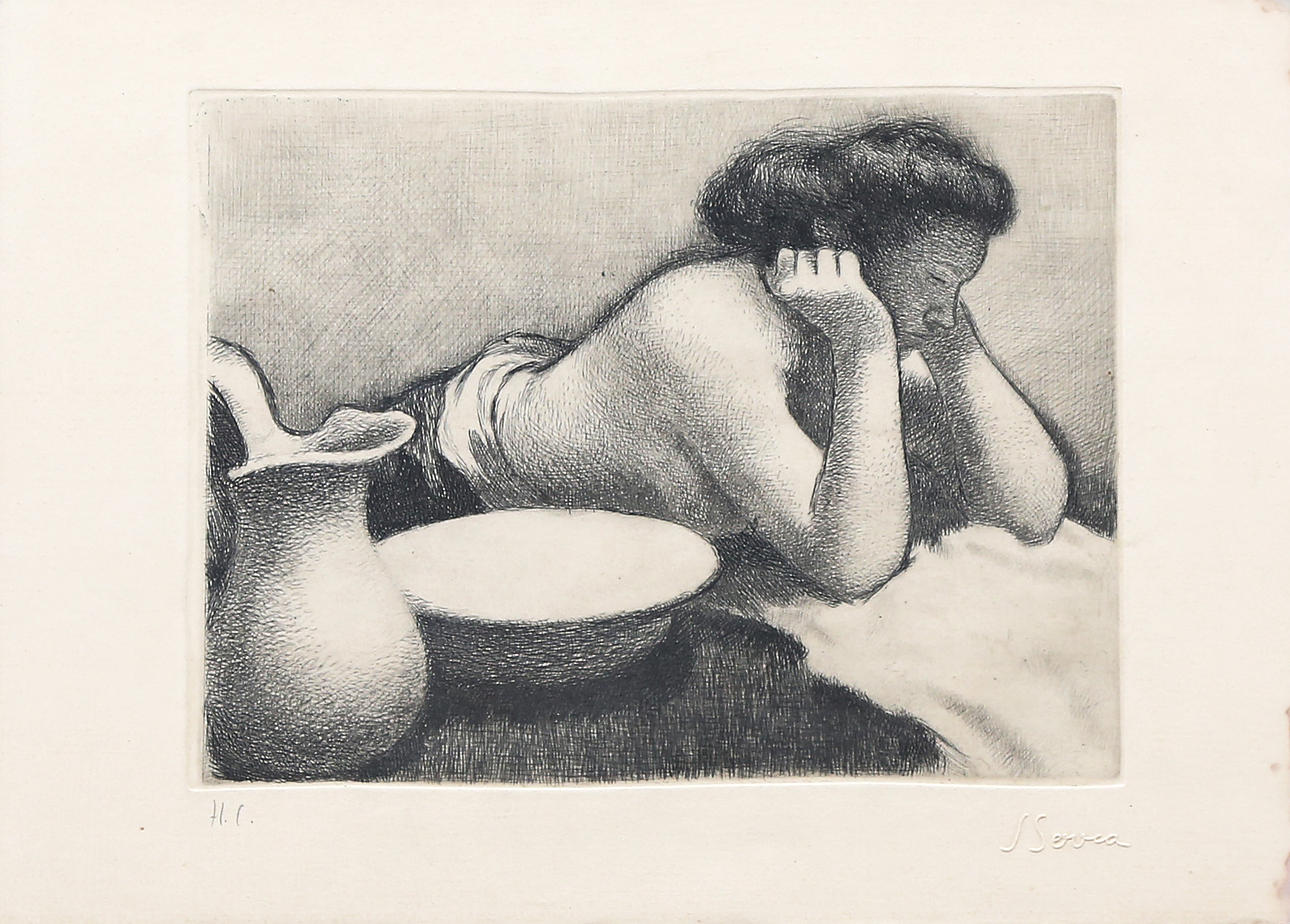 FRANCESC SERRA CASTELLET. En ung kvinde.