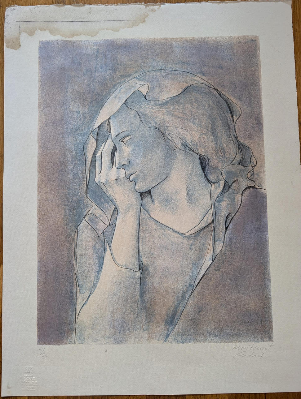 MONTSERRAT GUDIOL. Una joven.