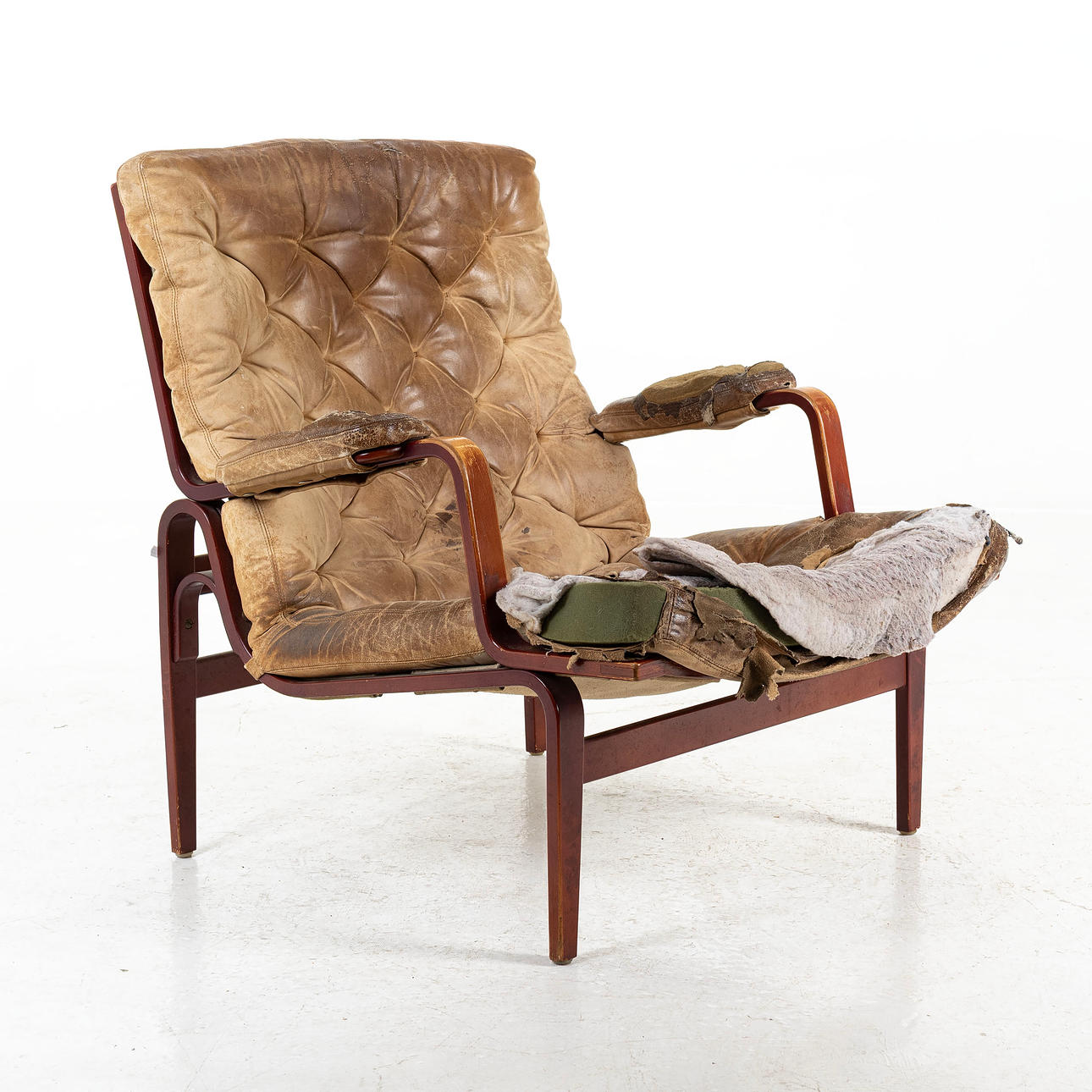 BRUNO MATHSSON. Fåtölj, "Ingrid", Dux.