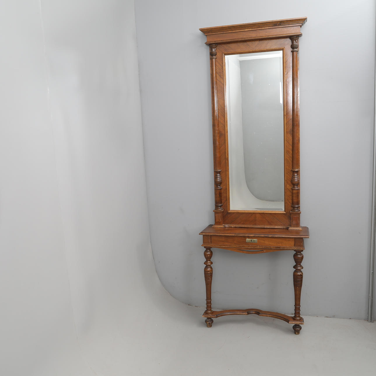 MIRROR with console table, Neo-Renaissance.