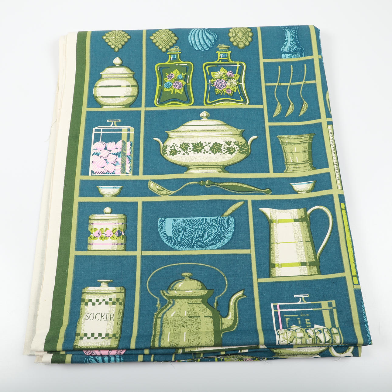 FABRIC, hand-printed cotton, Johan Lindström.