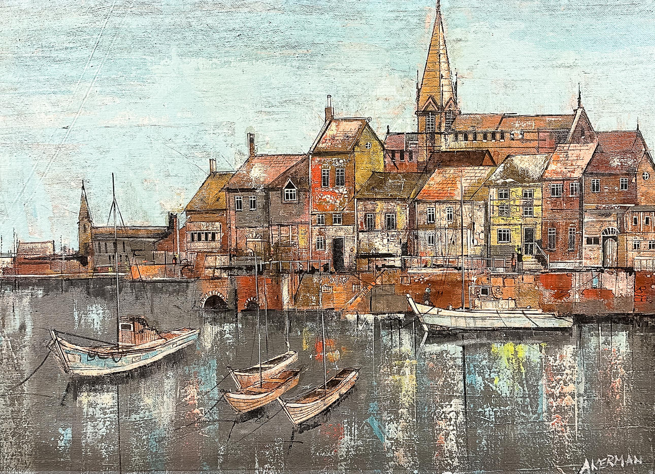 Unknown artist, OIL ON CANVAS, signed.