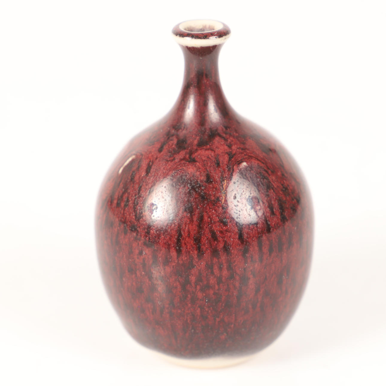 ROLF PALM. Vase, glazed stoneware, Mölle, signed -91.