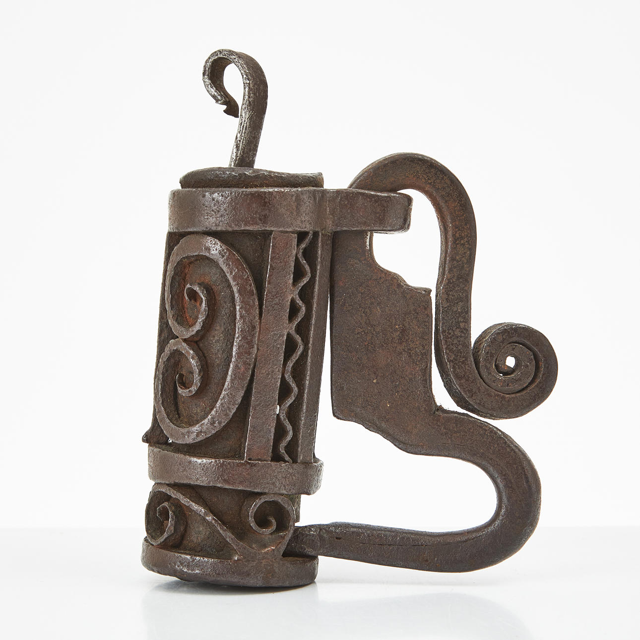 Boltlås, smedejern, 1600/1700-tallet.