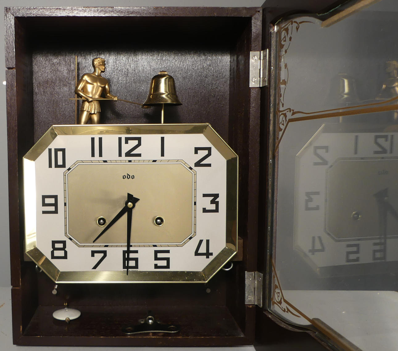 A wall clock, ODO, France, second half of the 20th century. Clocks