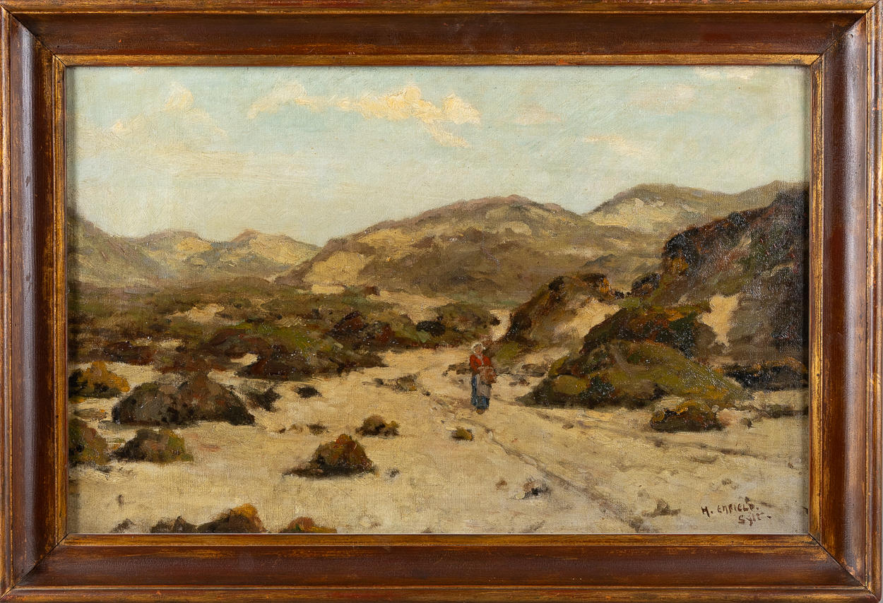 HENRY ENFIELD (1849-1908). „Jam“, Öl auf Holz.