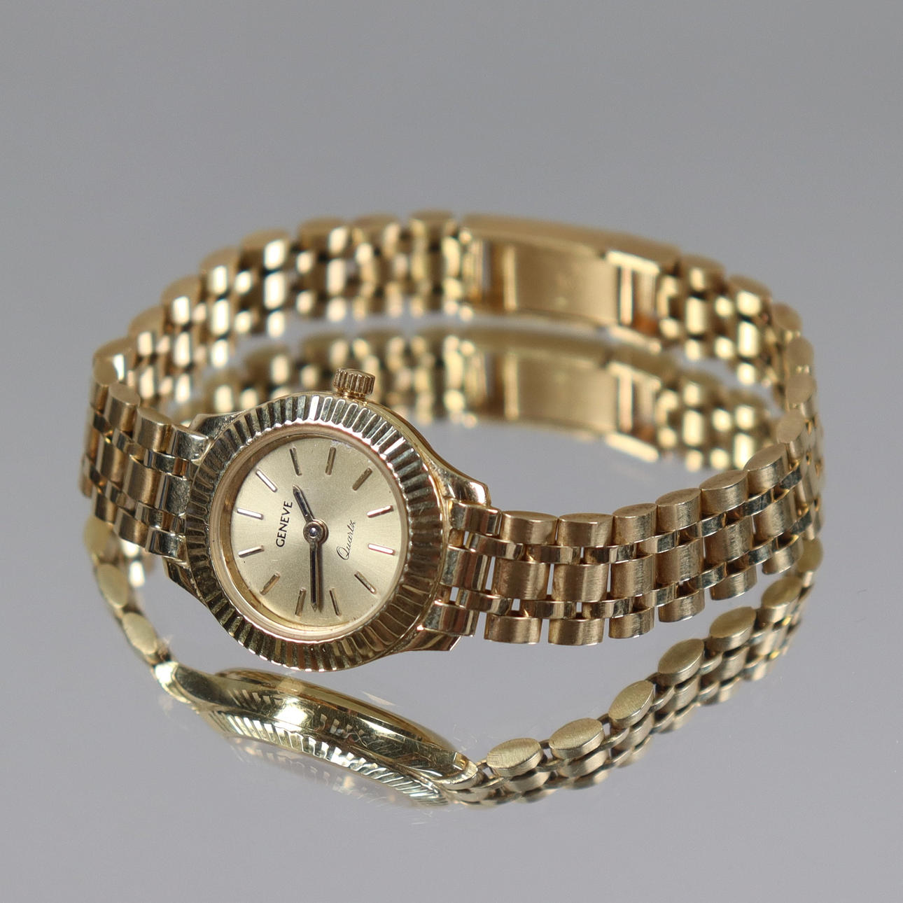 ARMBÅNDSUR, Geneve, Quartz, 18k guld.