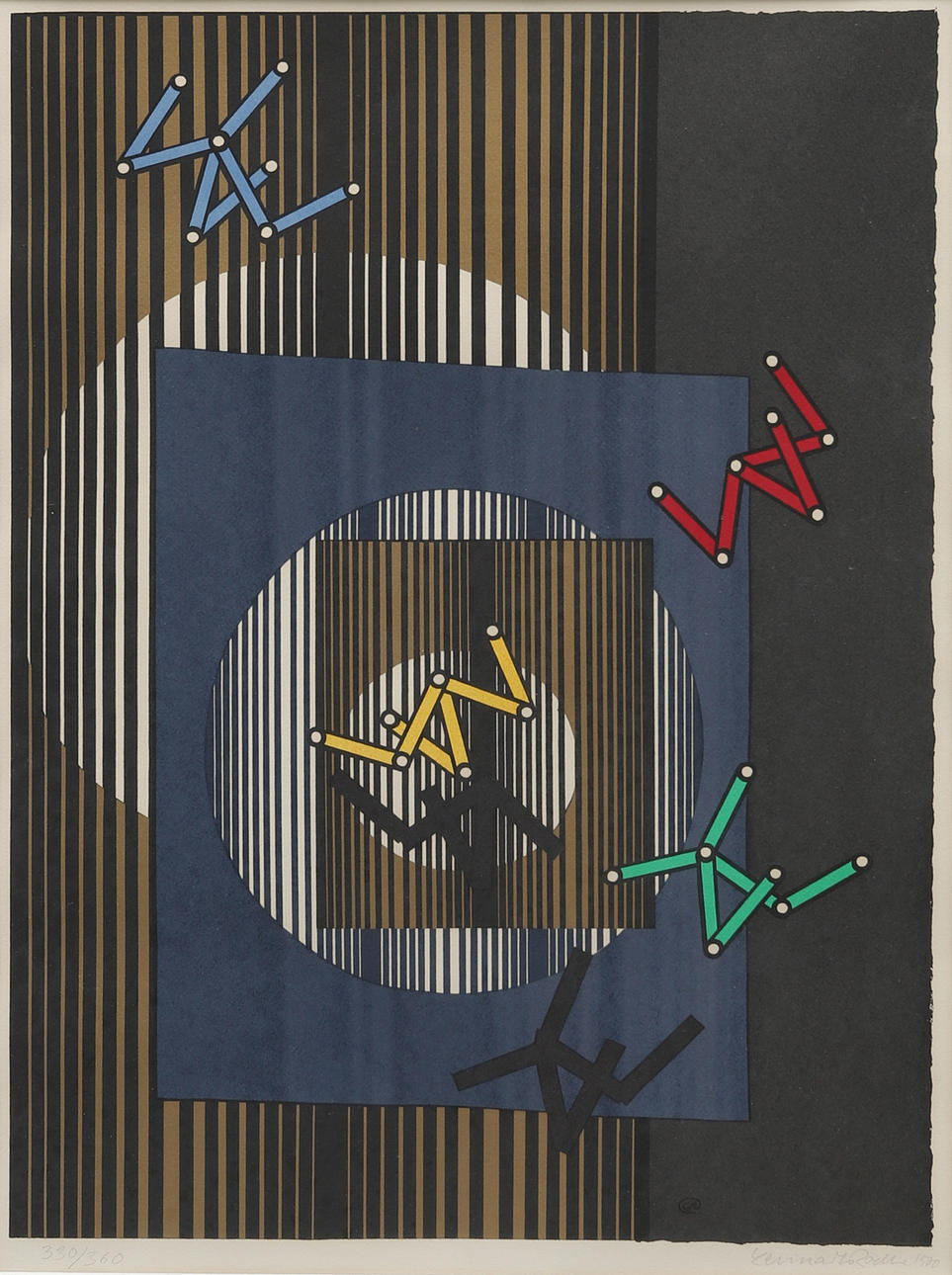 LENNART RODHE. Lithograph, signed, dated 1970 and numbered 330/360.