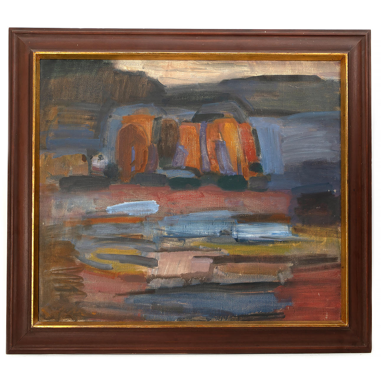 GERHARD LUNDBERG. Oil on canvas, signed.