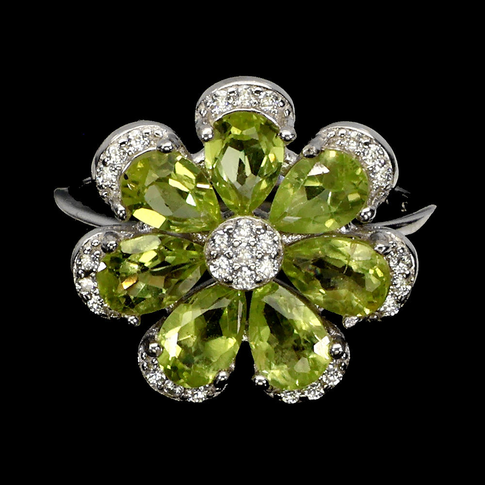PERIDOT SILVERRING.