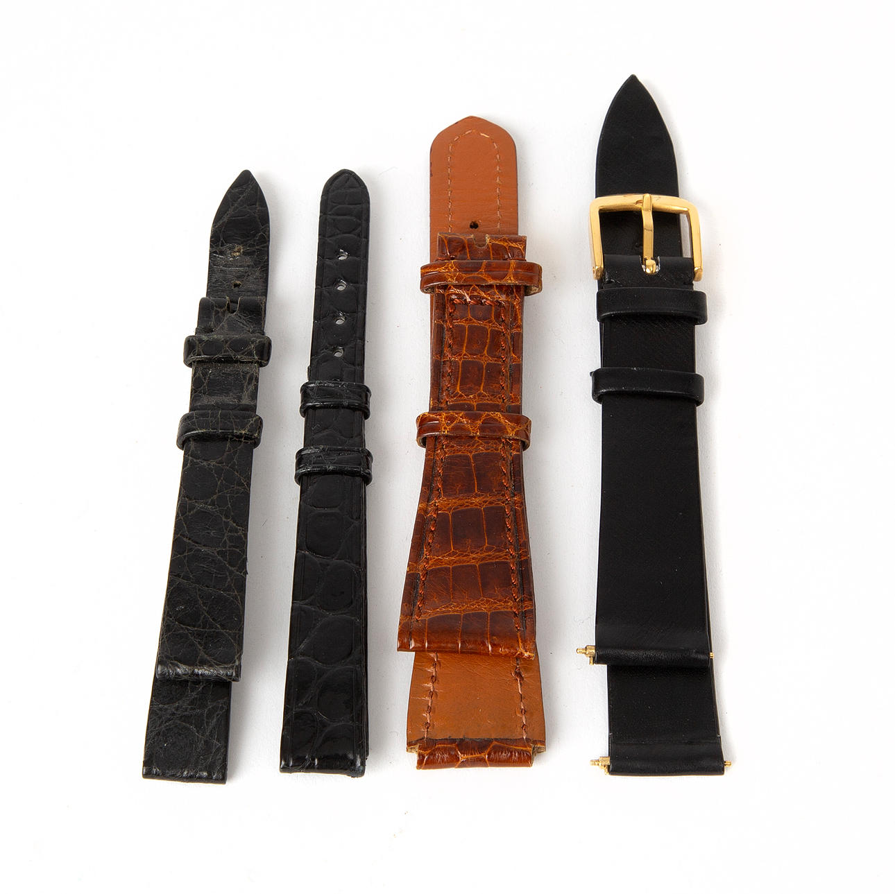 PATEK PHILIPPE, armbånd, 4 stk. læder, 20. årh.