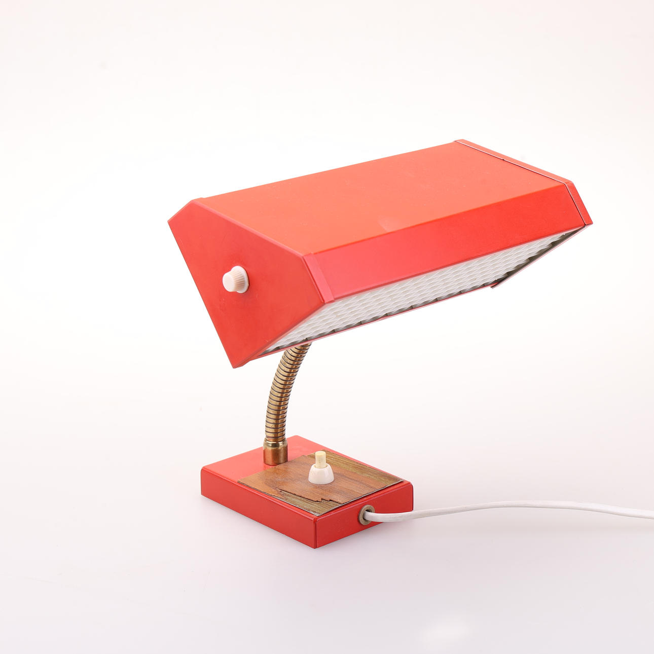 A table lamp, sheet metal, Elidus.