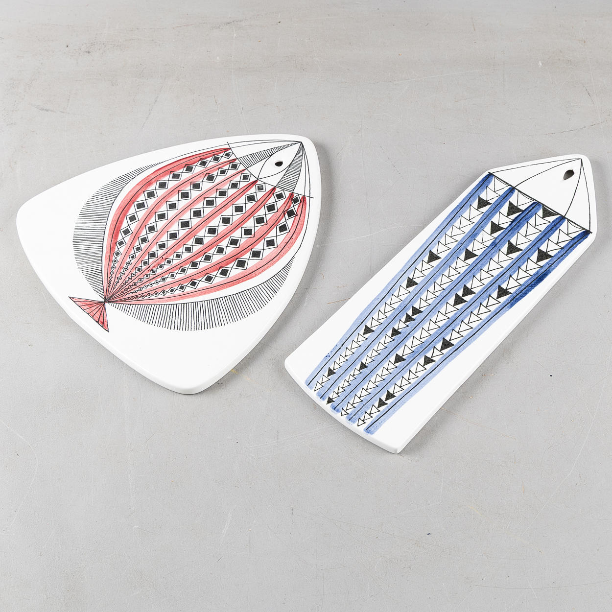 SKÄRBRÄDOR, 2 st, "Koster", Rörstrand.