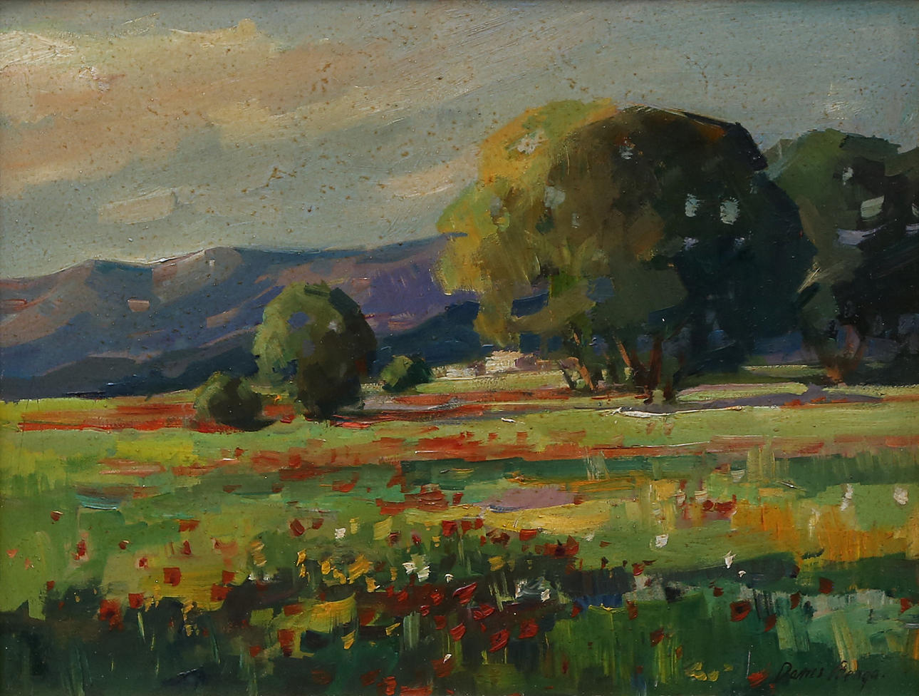 PERE DANÉS BERGA. Landskap.