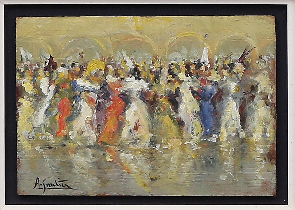 FRENCH SCHOOL, 20TH CENTURY. People dancing.