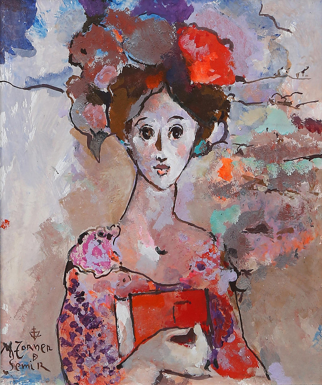 MIGUEL TORNER DE SEMIR. Una joven.