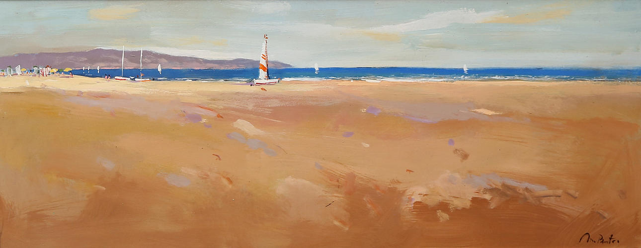 SPANISH SCHOOL, 20TH CENTURY. Kystudsigt.