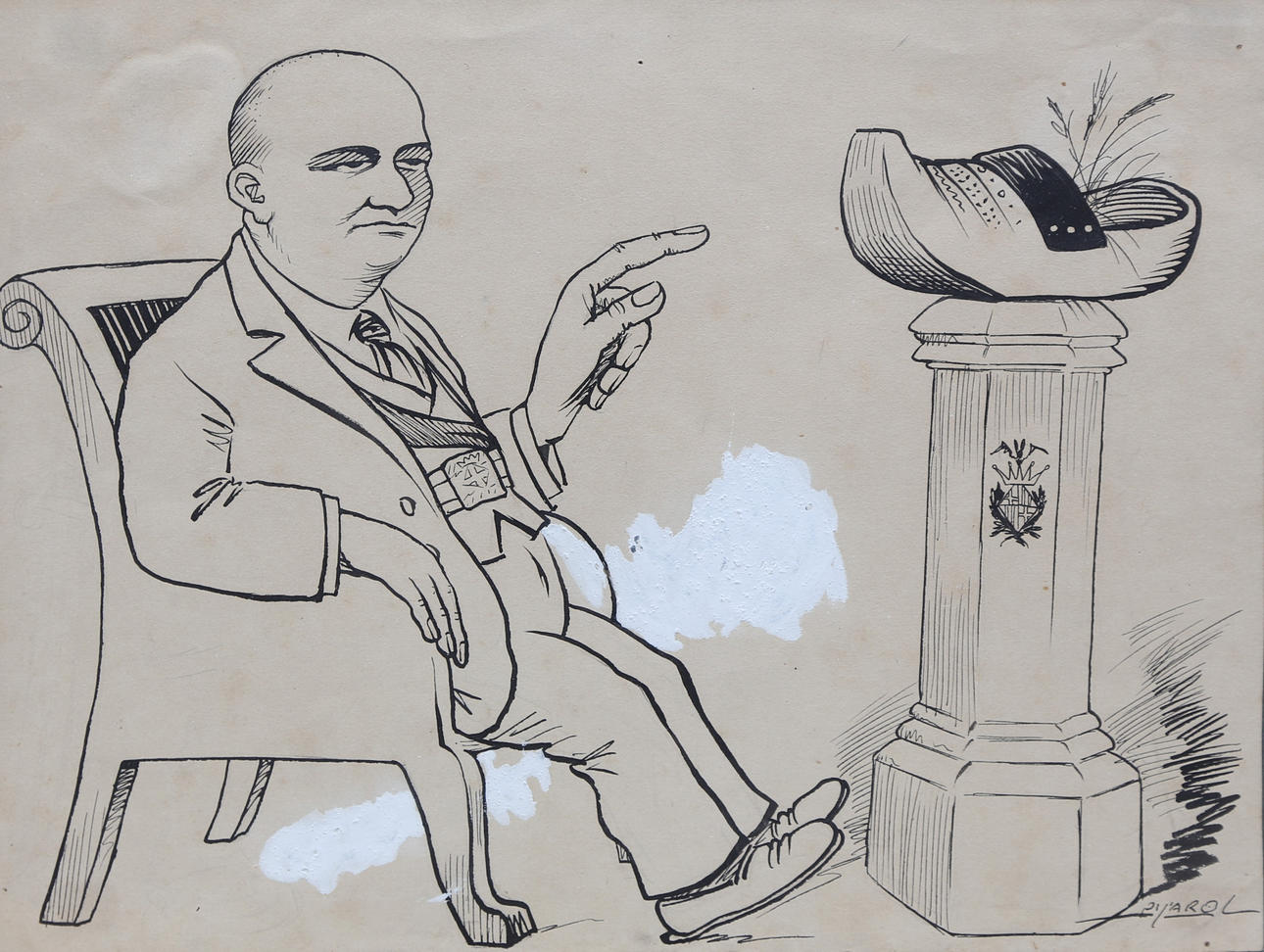 JOSEP COSTA, "PICAROL". Vignette.