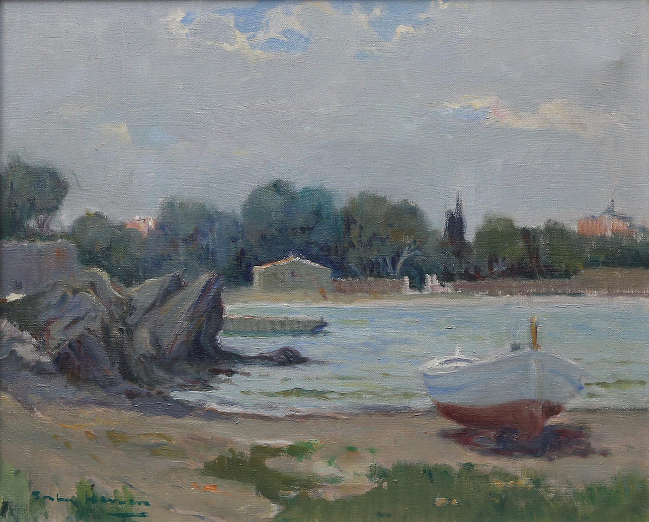 ANTONI SALA HERRERO. “Barca en repòs”.