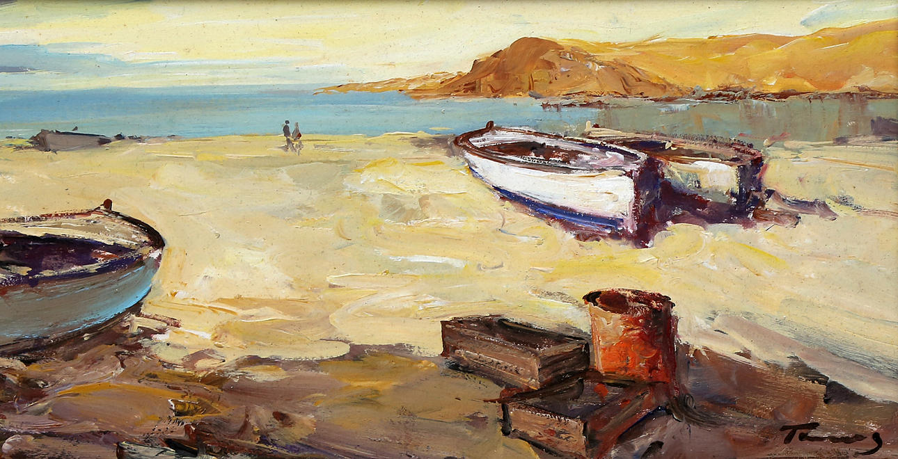 BEATRIU TORRES. Gestrandete Boote.