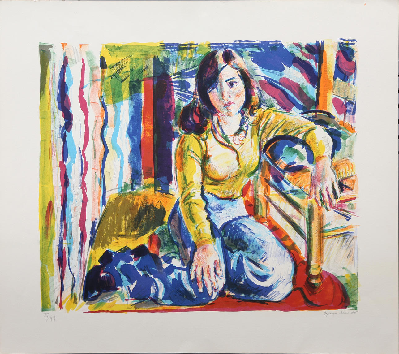 IGNASI MUNDÓ. "Noia asseguda".