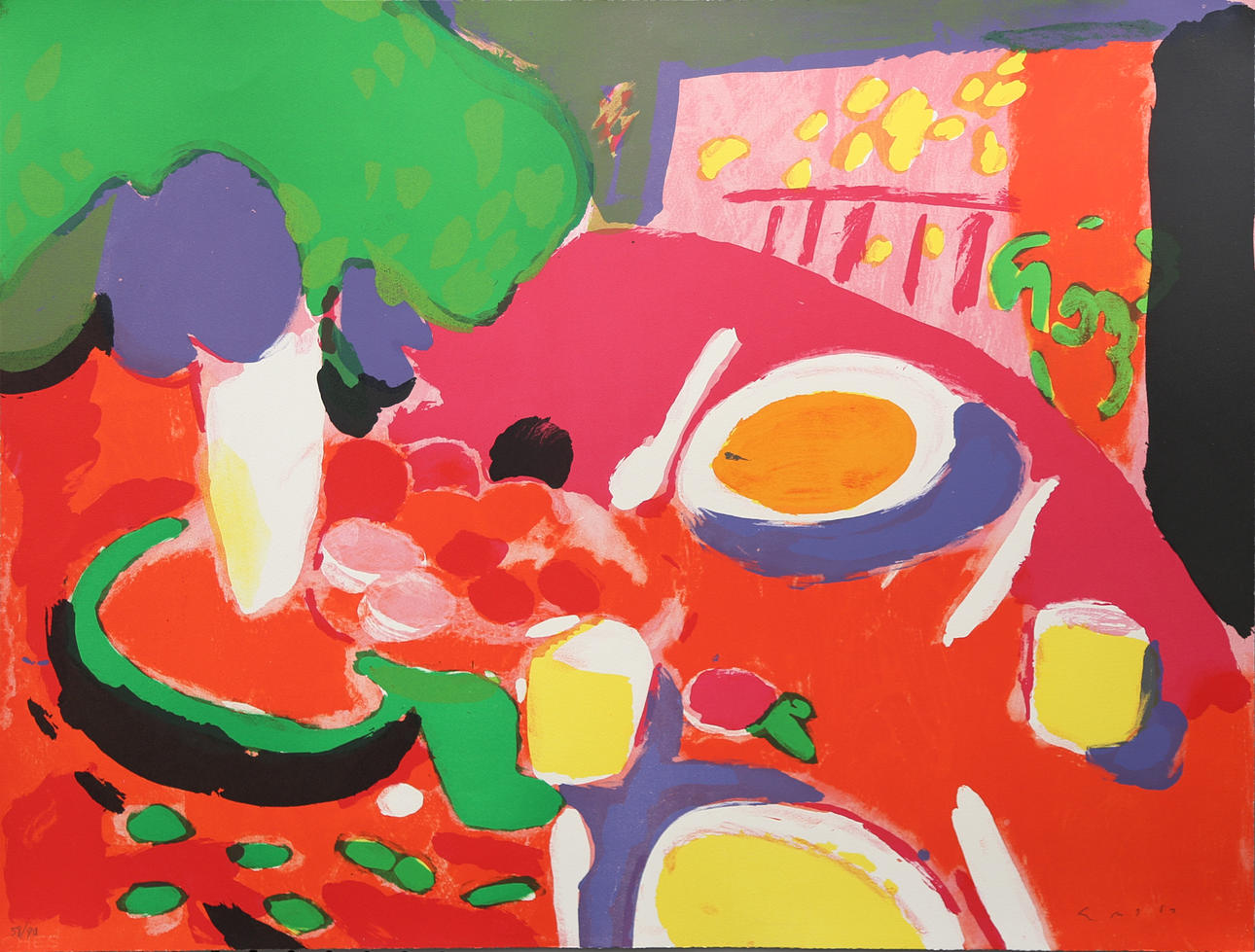 MANUEL ANORO. Bodegón.