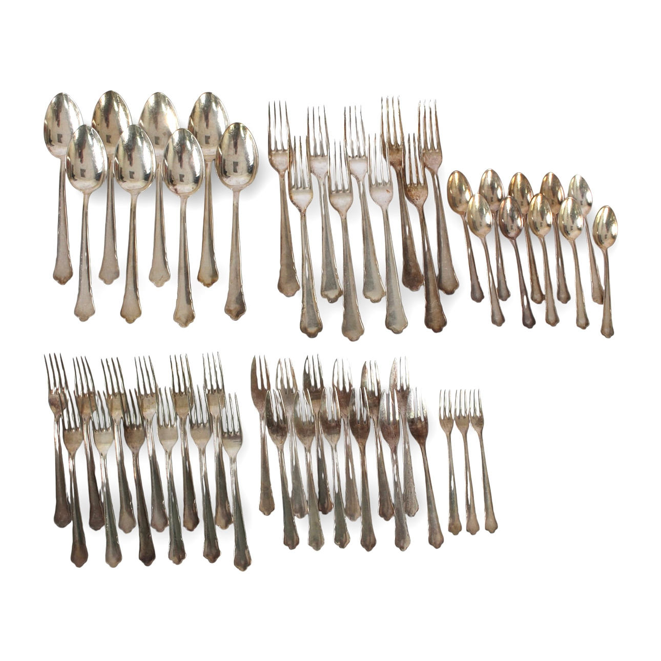 Cutlery, 54 dal, silver.