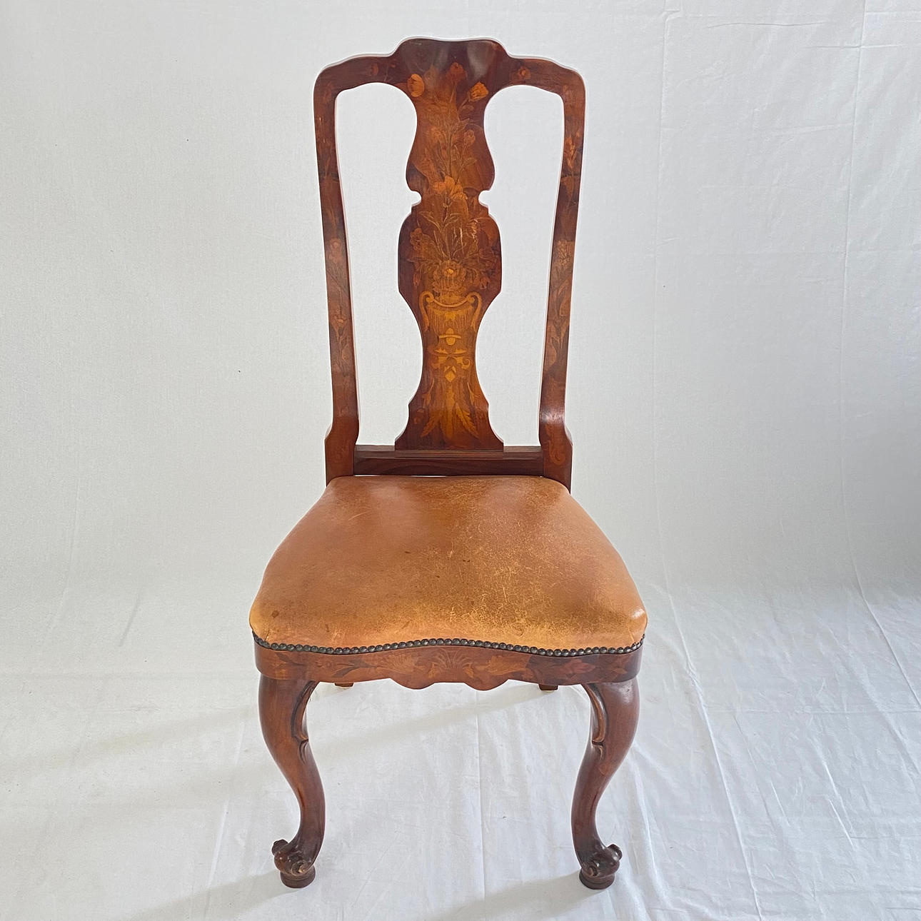 SILLA de estilo barroco - caoba/palisandro.