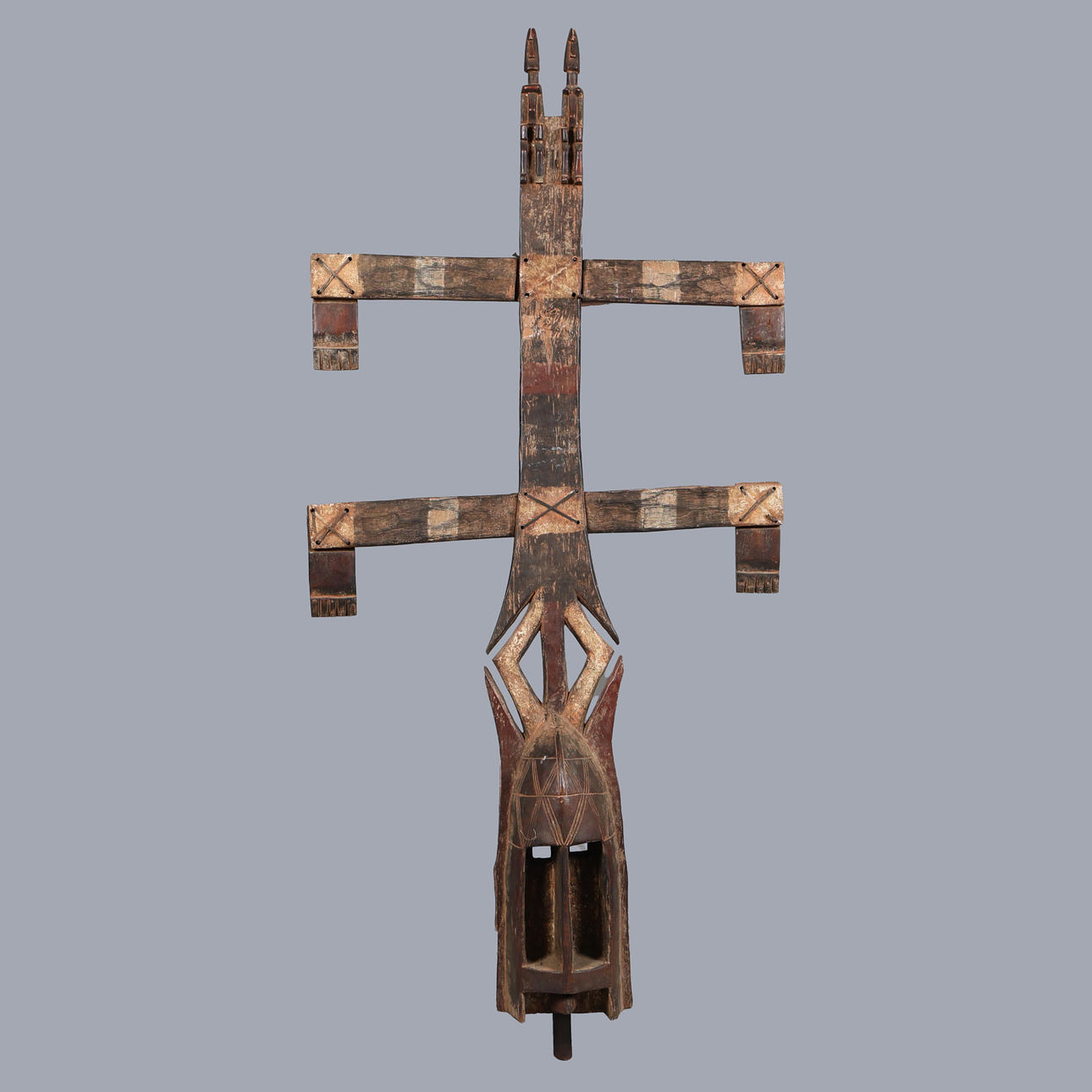 A DOGON KANAGA MASK, MALI.